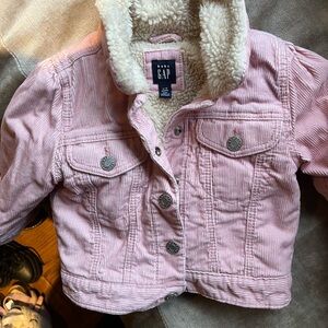 GAP Baby Pink Corduroy Jacket